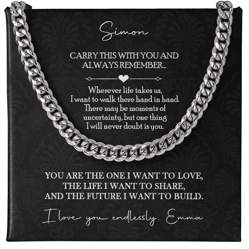 To My Husband Forever Love Necklace - c549a25