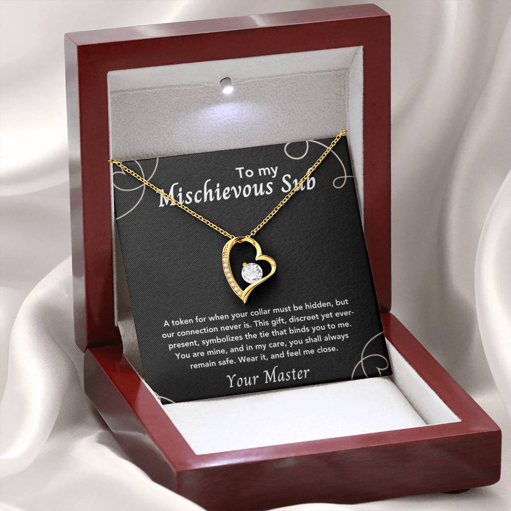 To My Mischievous Sub Necklace Gift From Master - c477a25