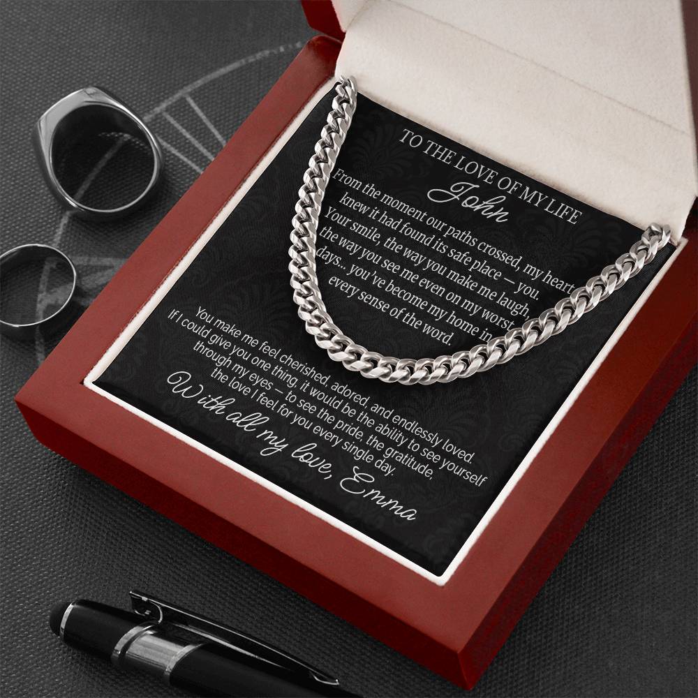 To the Love of My Life - Husband Necklace Gift - c502a25
