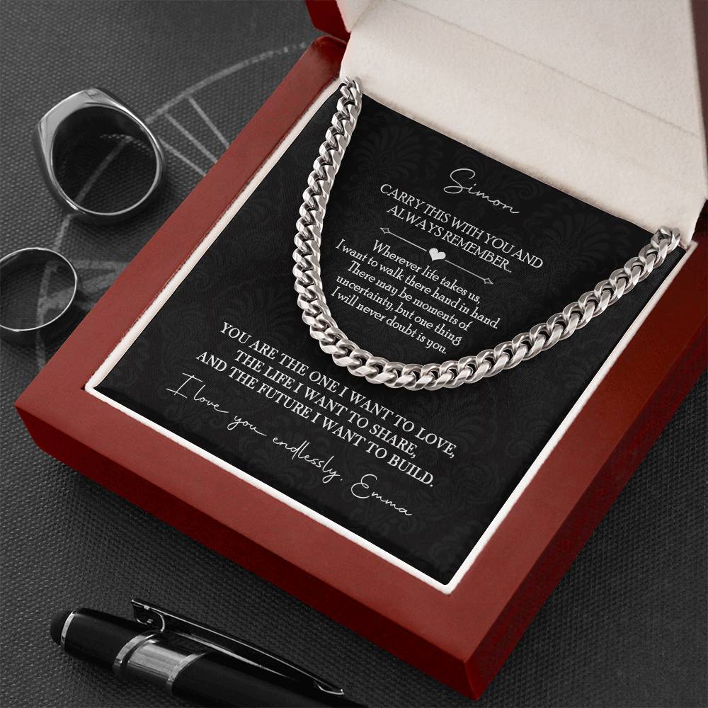 To My Husband Forever Love Necklace - c549a25