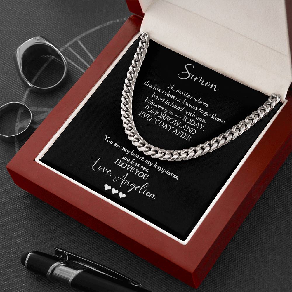 I Choose You Necklace Gift for Boyfriend - c550a25