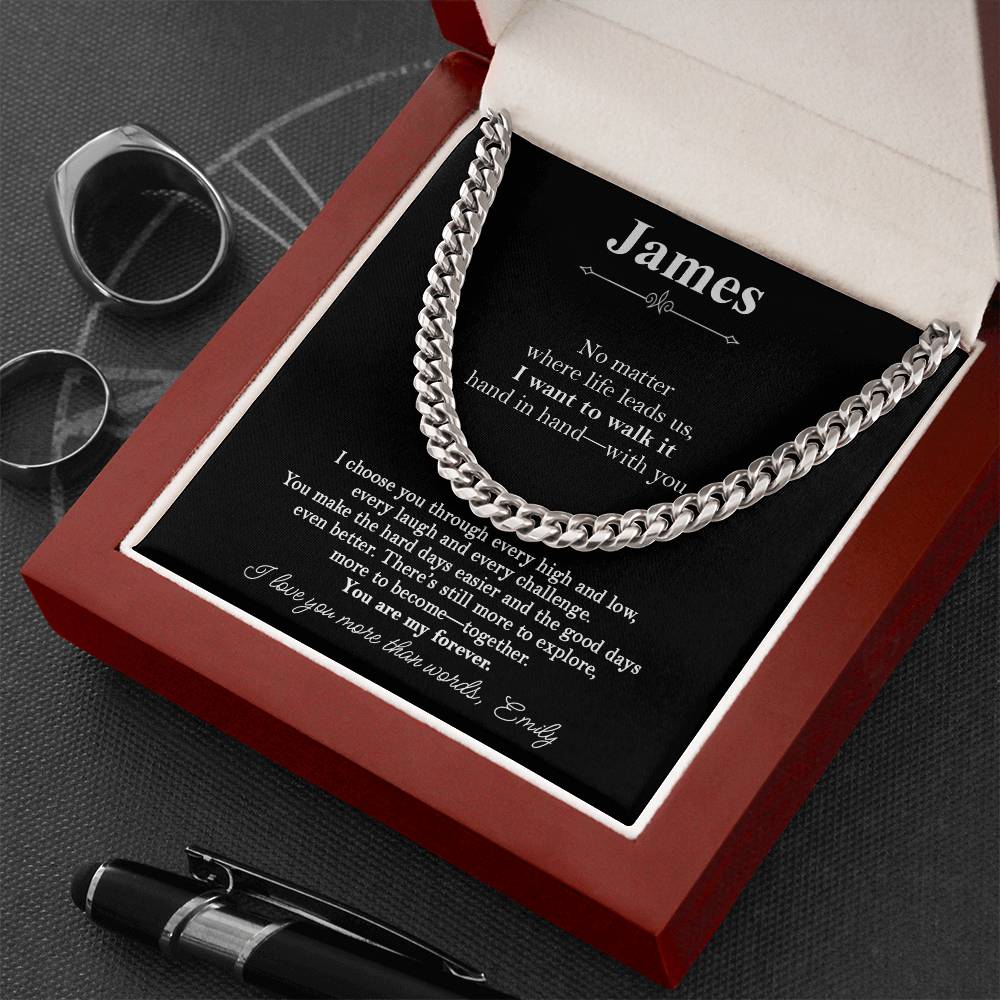 You Are My Forever - Personalized Husband Necklace Gift - c525a25