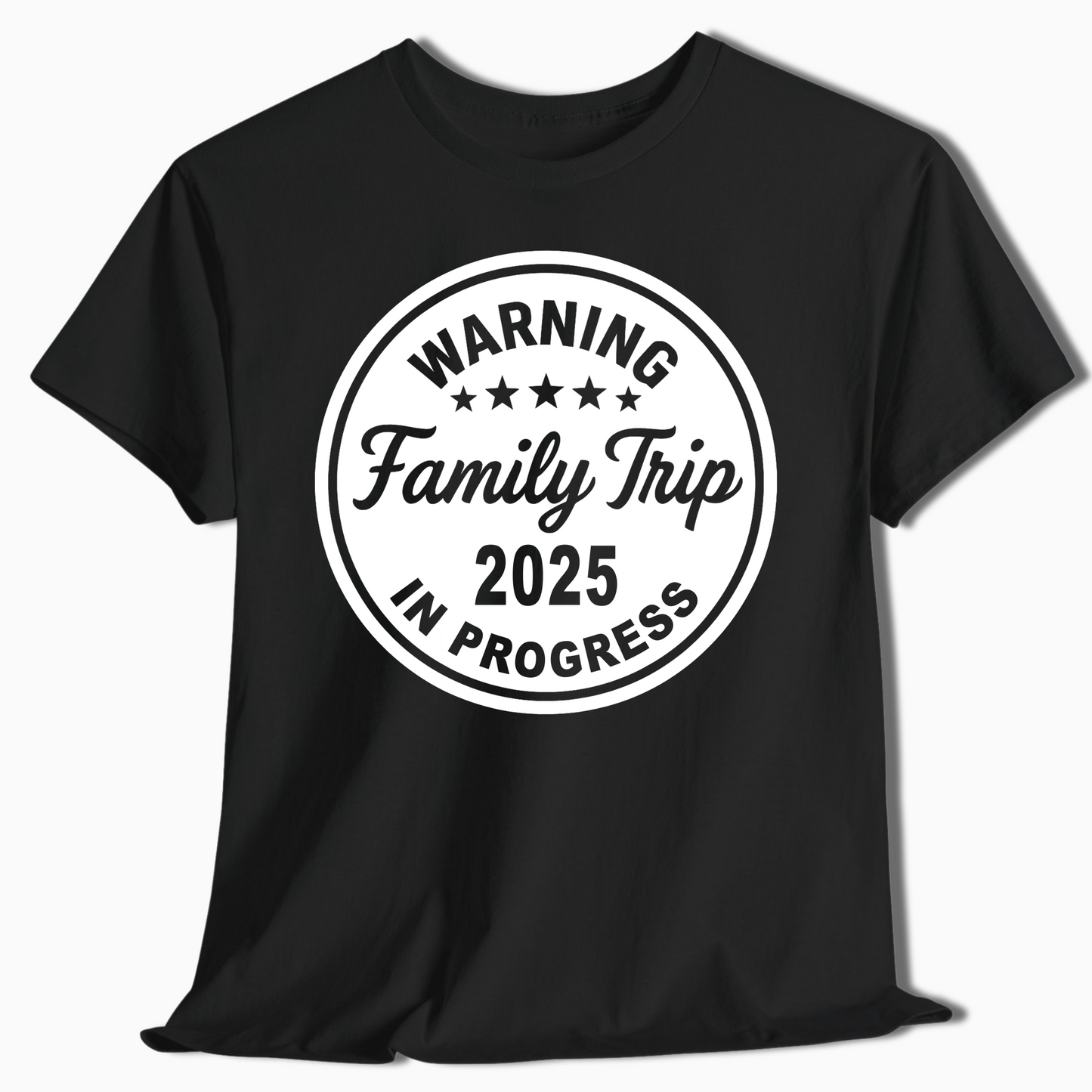 Warning Family Trip 2025 Reunion T-Shirt - c348a25