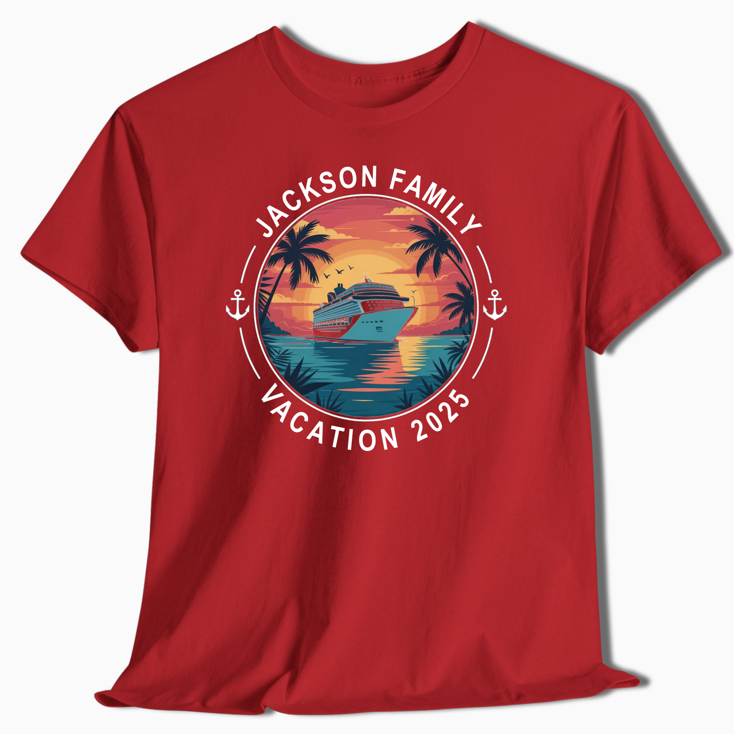 Custom Family Cruise Vacation Shirt 2025 - Personalized Cruise Tee - c320a25