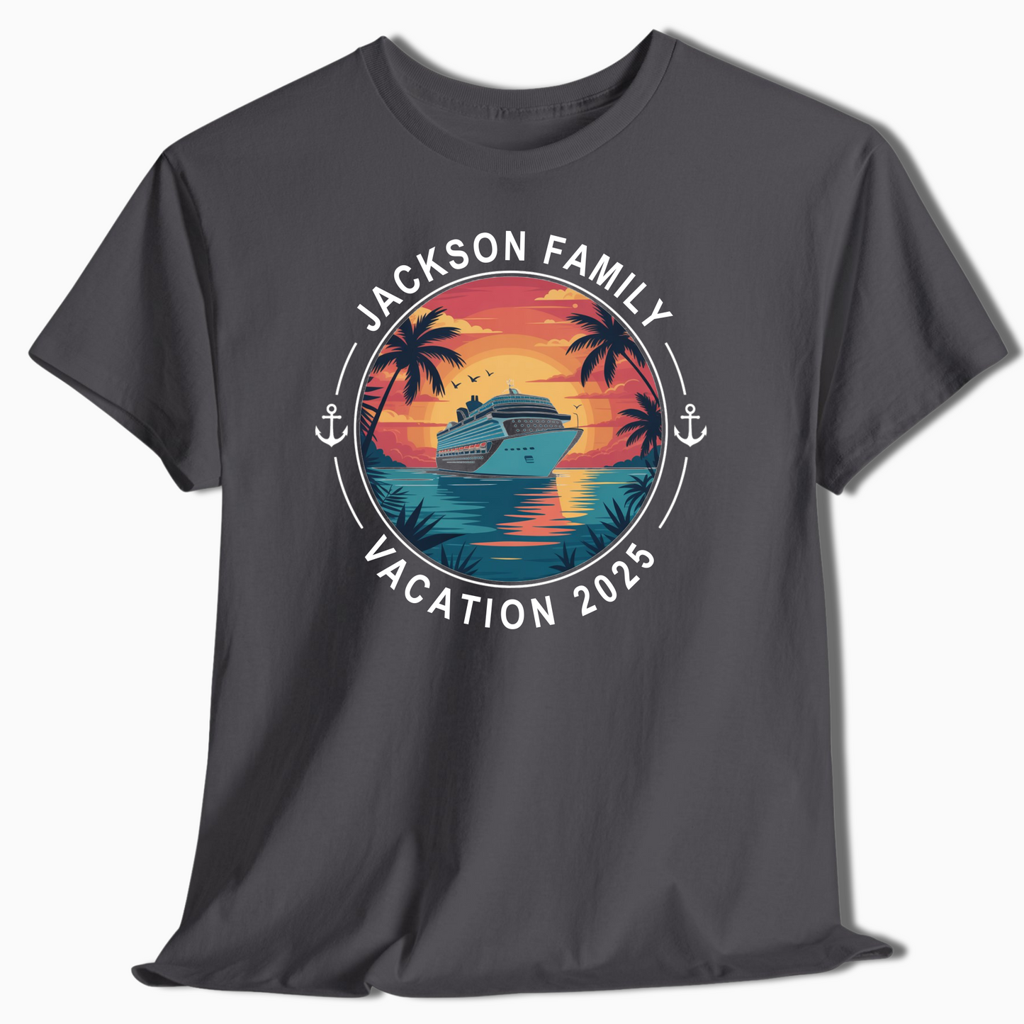 Custom Family Cruise Vacation Shirt 2025 - Personalized Cruise Tee - c320a25