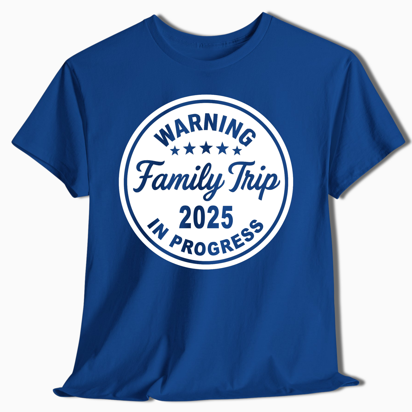 Warning Family Trip 2025 Reunion T-Shirt - c348a25