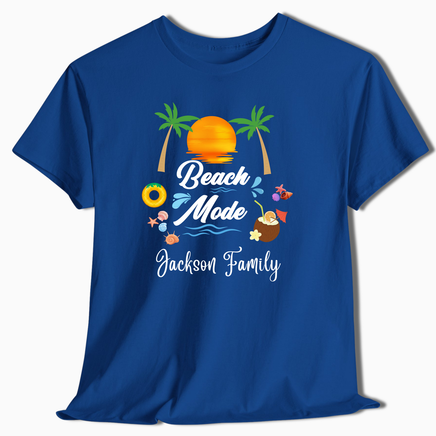 Beach Mode Custom Family Vacation Shirt - Matching Outfits - c322a25
