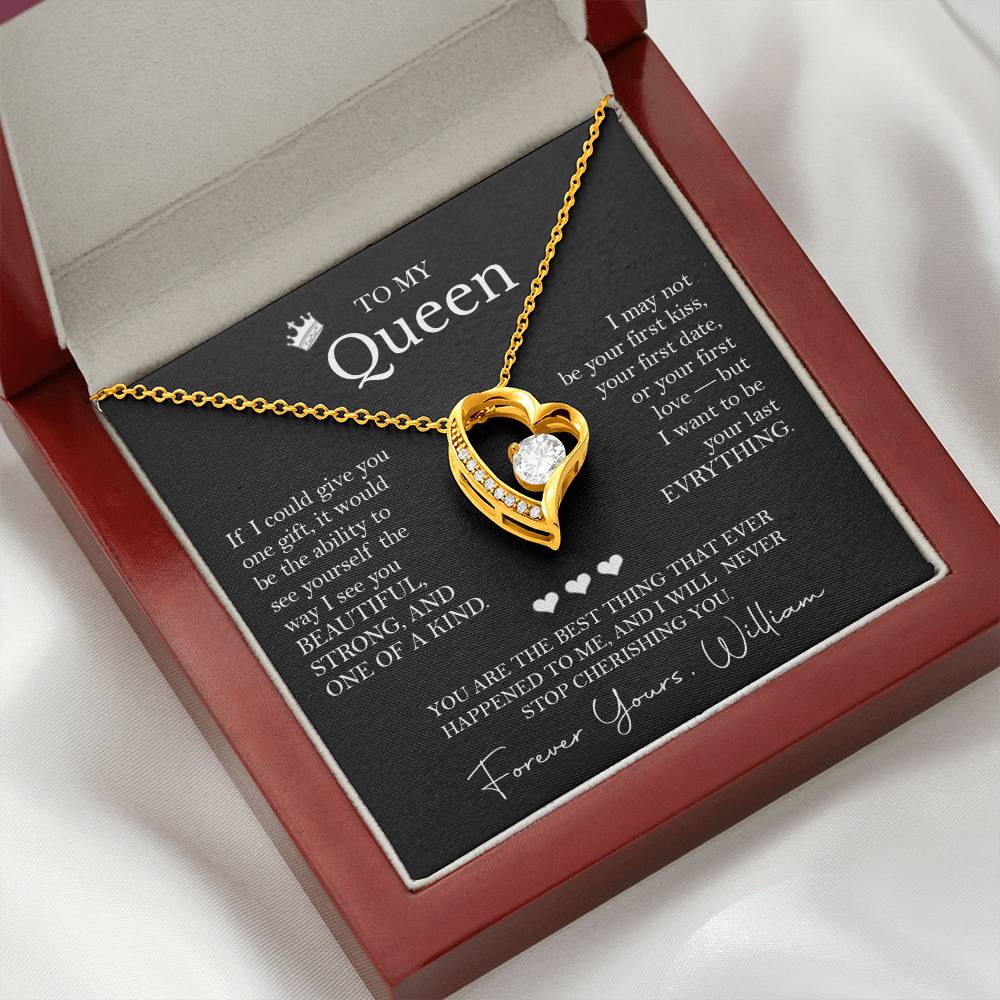 To My Queen - You Are My Last Everything Necklace Gift - c576a25