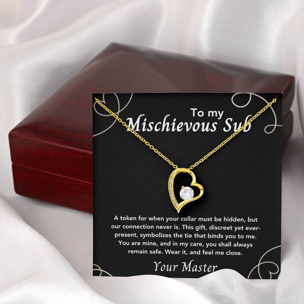 To My Mischievous Sub Necklace Gift From Master - c477a25