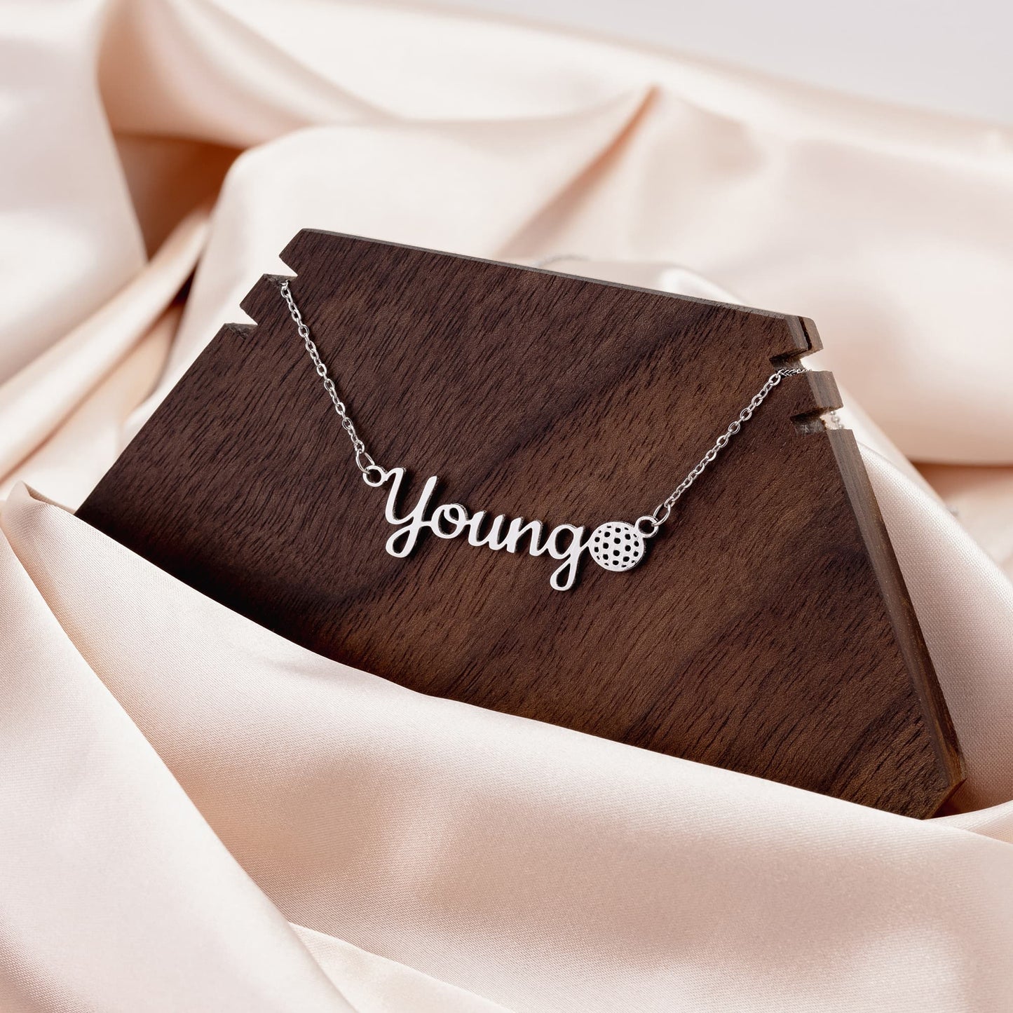 Custom Golf Name Necklace - c391a25