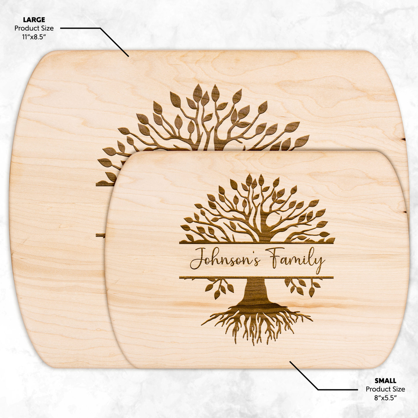 Custom Family Tree Name Engraved Cutting Board - c419a25