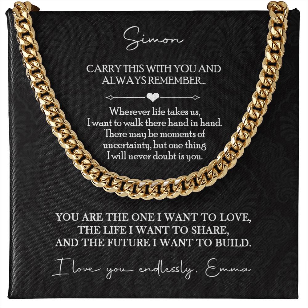 To My Husband Forever Love Necklace - c549a25