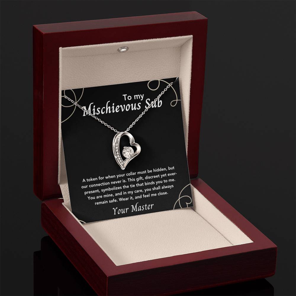 To My Mischievous Sub Necklace Gift From Master - c477a25