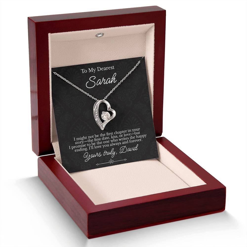 To My Dearest - Necklace with Happy Ending Love Story Message - c480a25