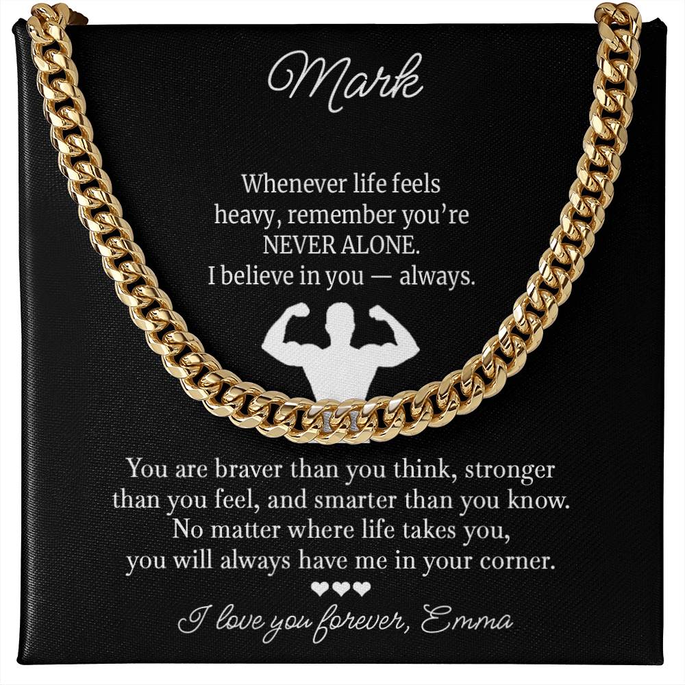 You’re Not Alone Necklace for Brother - c551a25