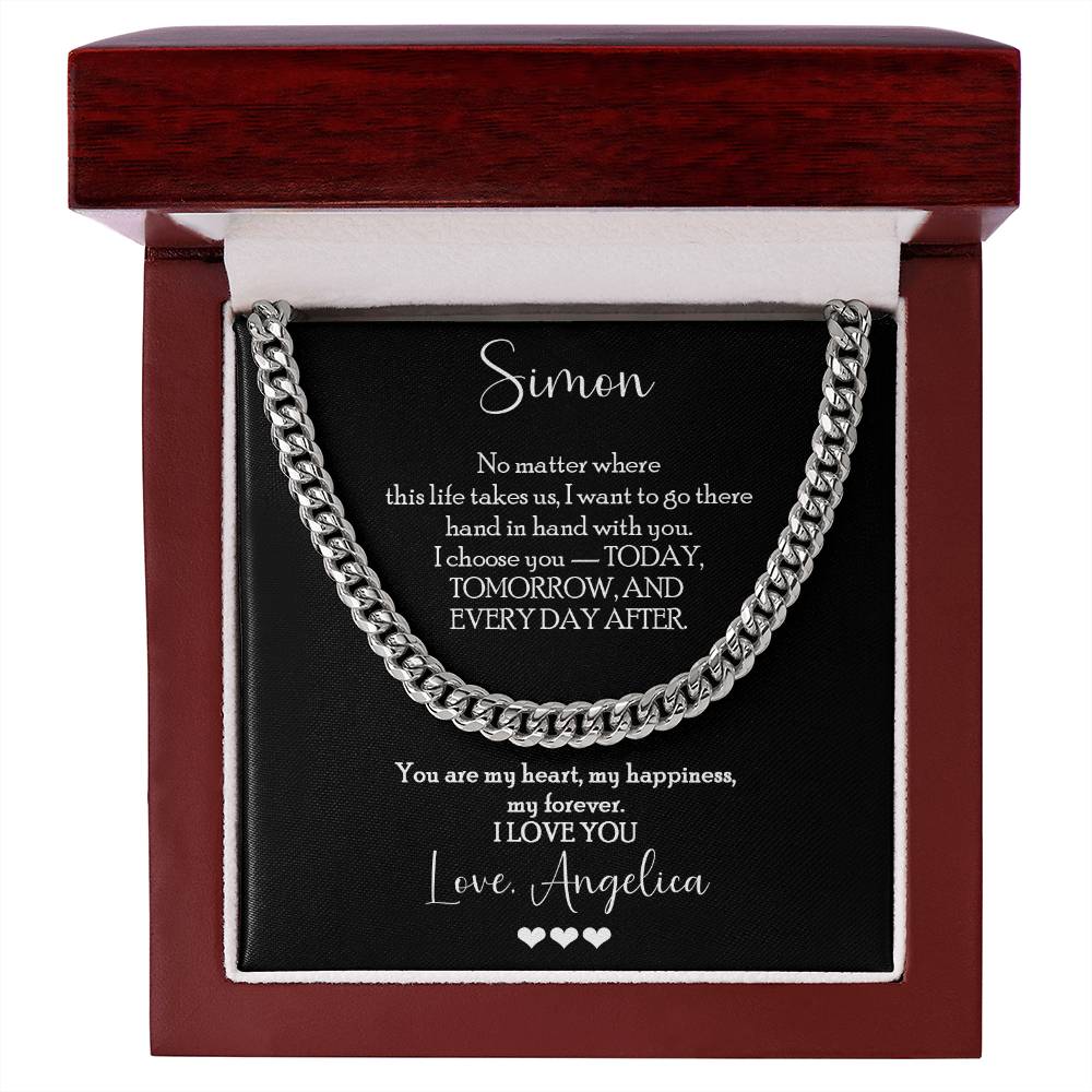 I Choose You Necklace Gift for Boyfriend - c550a25