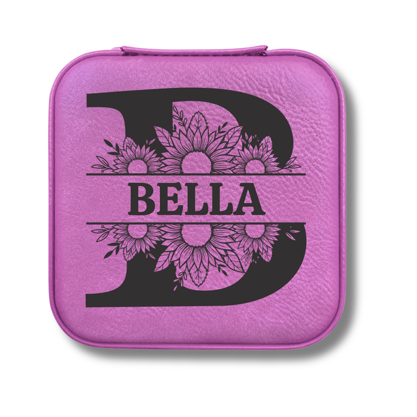 Custom Monogram Jewelry Case with Name - c408a25