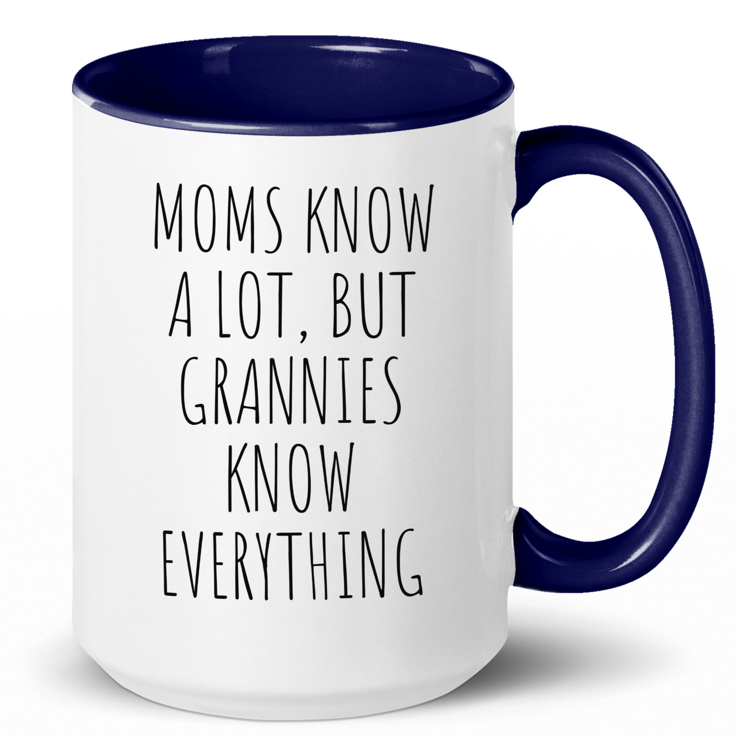 Personalized Grandmother Coffee Mug | Grandma Knows Everything | Custom Name Gift - c134a25