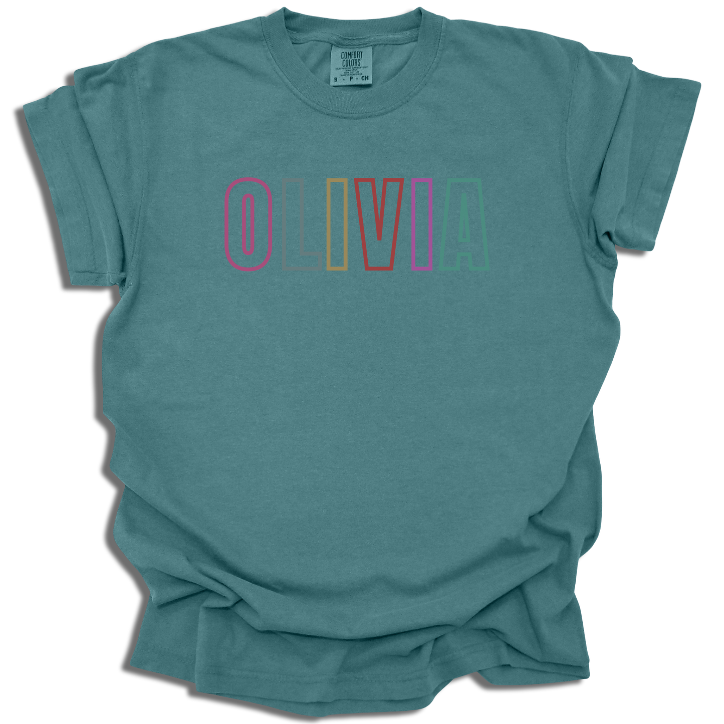 Custom Name T-Shirt - Personalized Multicolor Design - Birthday Gift Casual Tee - c176a25