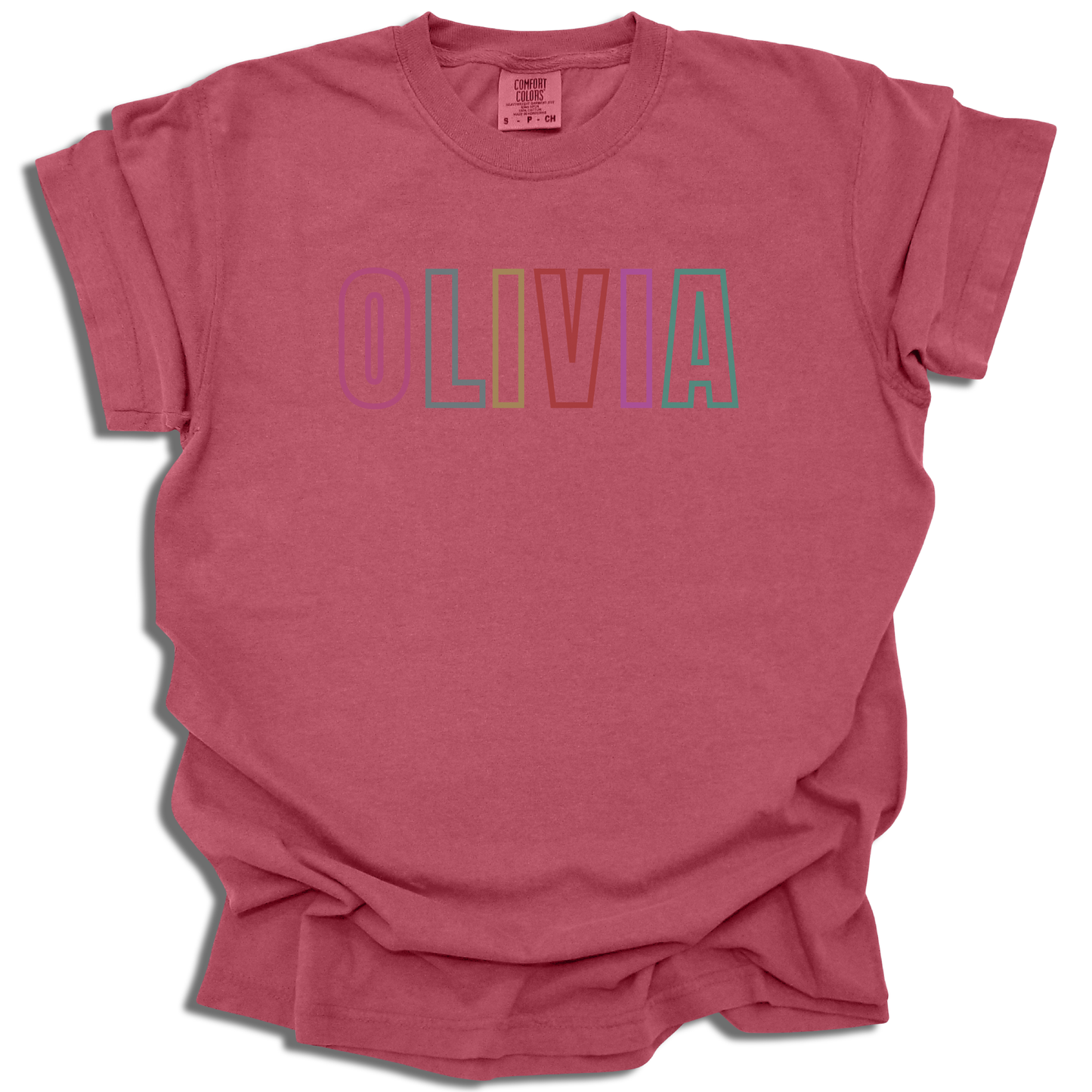 Custom Name T-Shirt - Personalized Multicolor Design - Birthday Gift Casual Tee - c176a25