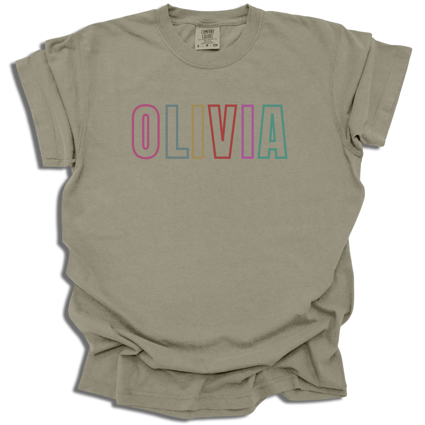 Custom Name T-Shirt - Personalized Multicolor Design - Birthday Gift Casual Tee - c176a25