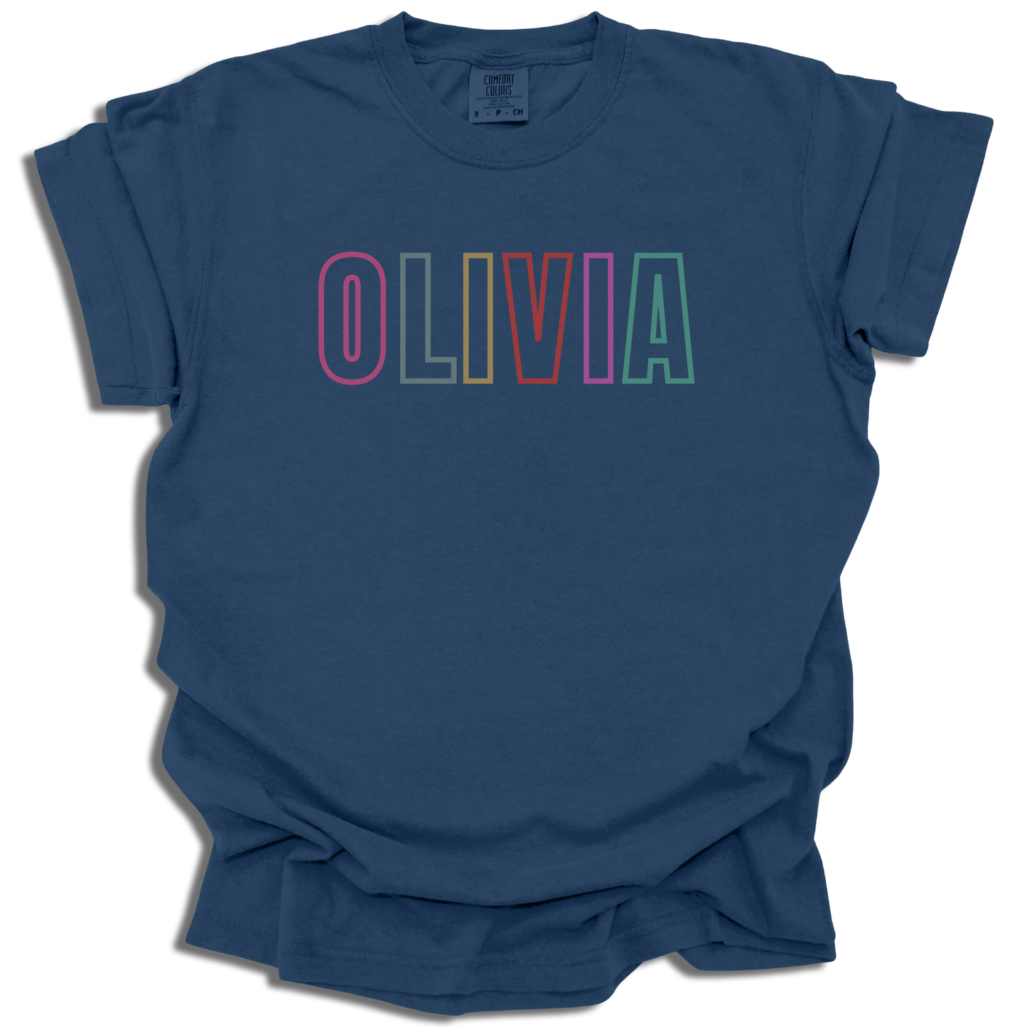 Custom Name T-Shirt - Personalized Multicolor Design - Birthday Gift Casual Tee - c176a25