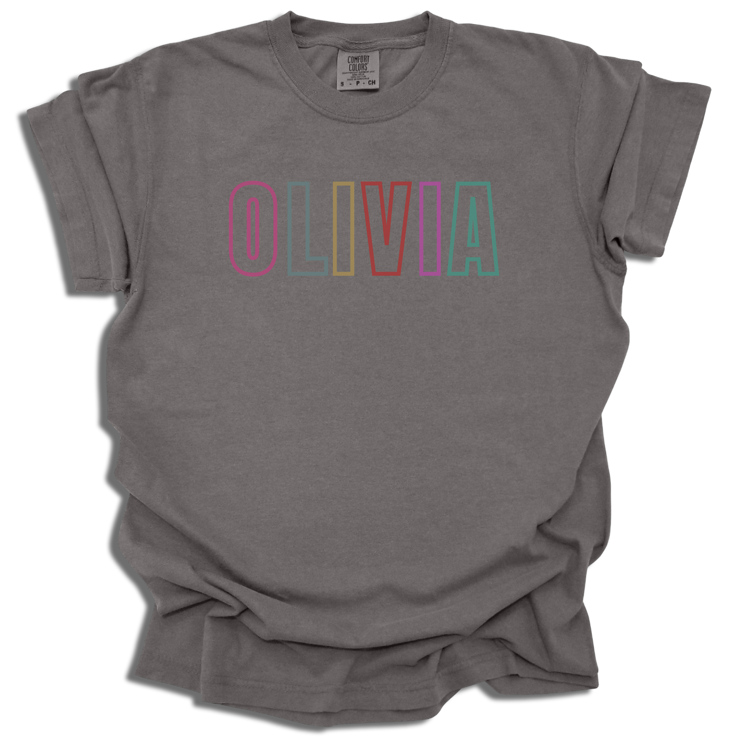 Custom Name T-Shirt - Personalized Multicolor Design - Birthday Gift Casual Tee - c176a25