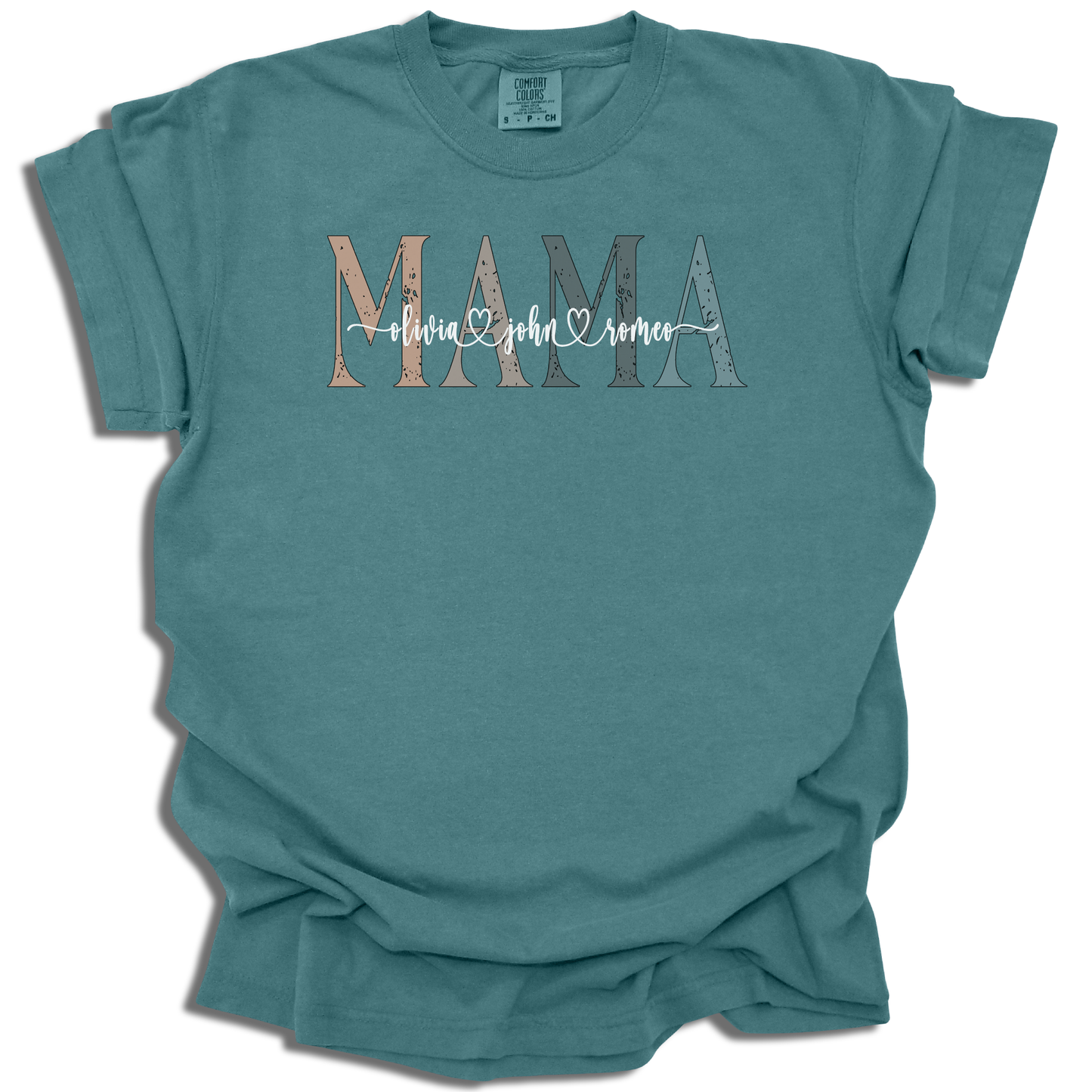 Custom Mama T-Shirt | Personalized Kids Names Tee | Mother’s Day Gift - c181a25