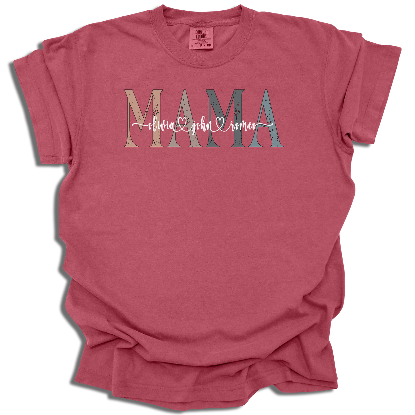 Custom Mama T-Shirt | Personalized Kids Names Tee | Mother’s Day Gift - c181a25