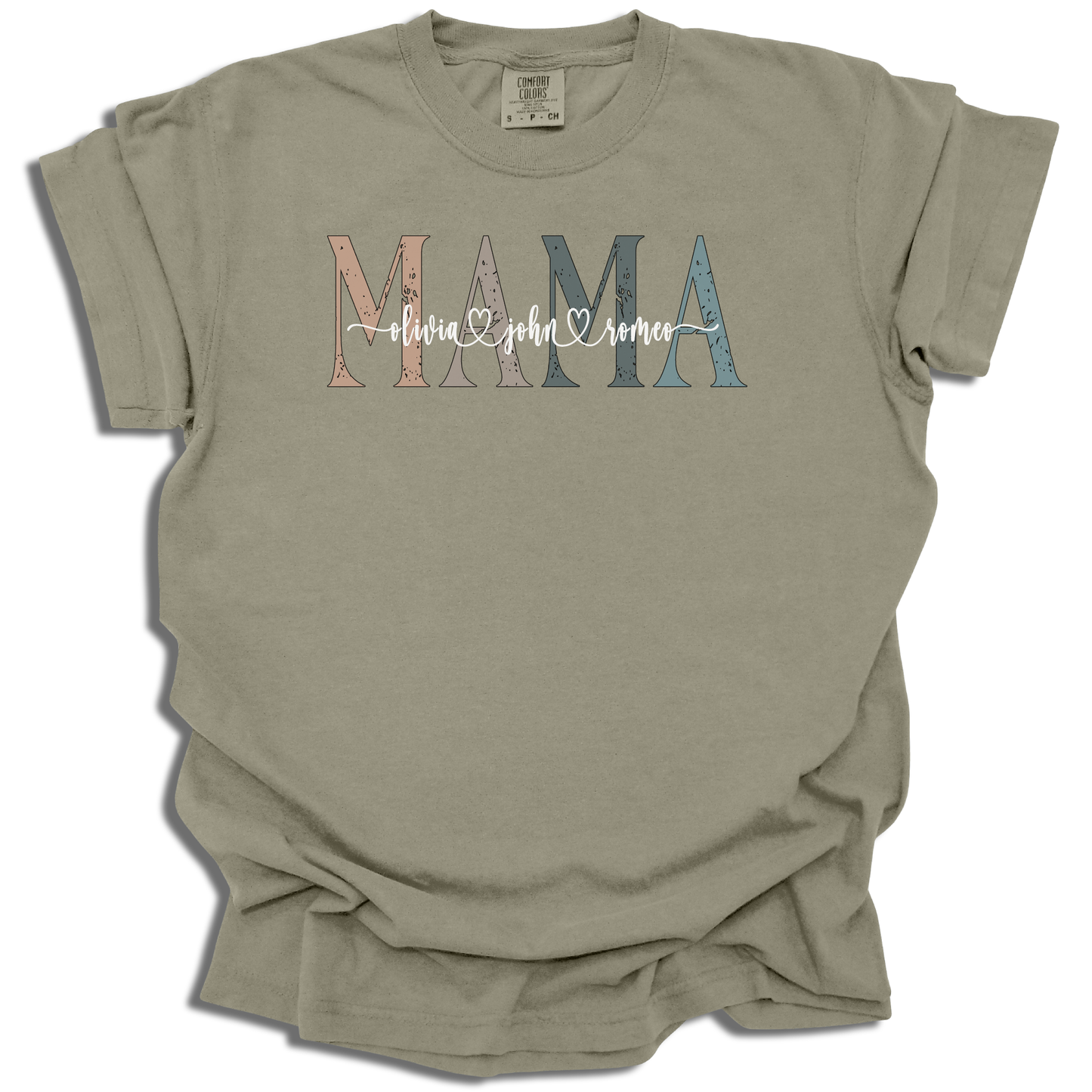 Custom Mama T-Shirt | Personalized Kids Names Tee | Mother’s Day Gift - c181a25