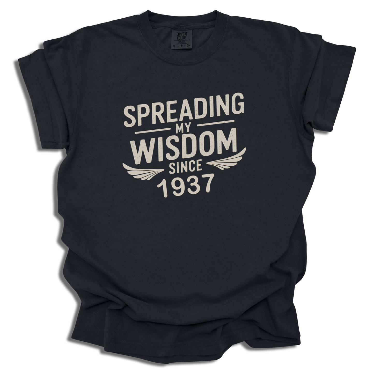 Custom Spreading My Wisdom T-Shirt | Personalized Birth Year Tee | Birthday Gift - c185a25