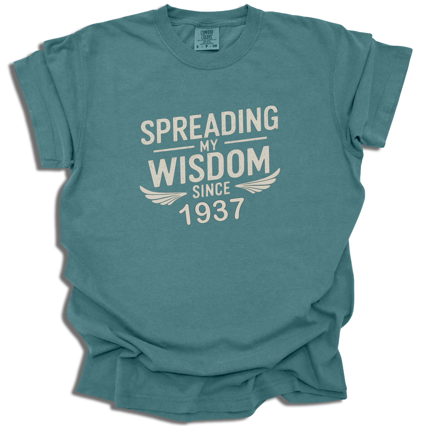 Custom Spreading My Wisdom T-Shirt | Personalized Birth Year Tee | Birthday Gift - c185a25