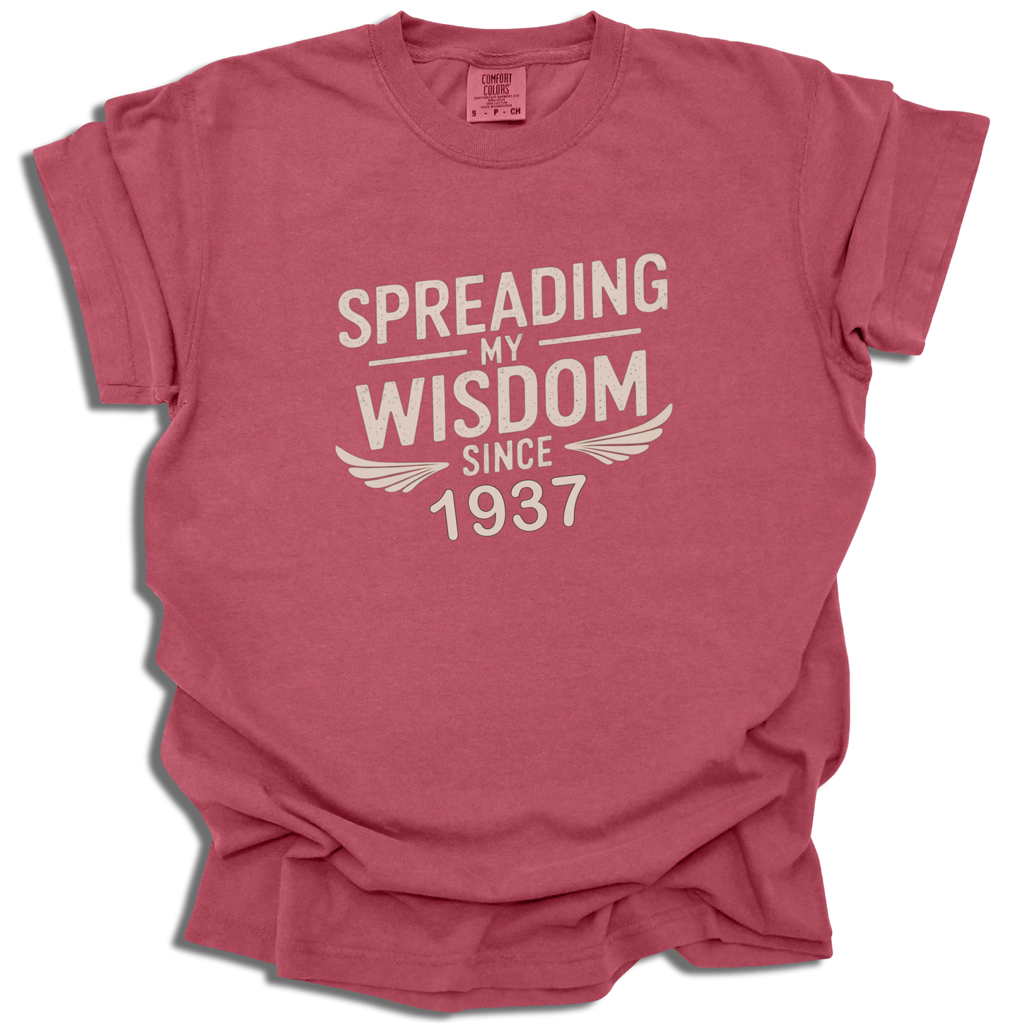 Custom Spreading My Wisdom T-Shirt | Personalized Birth Year Tee | Birthday Gift - c185a25