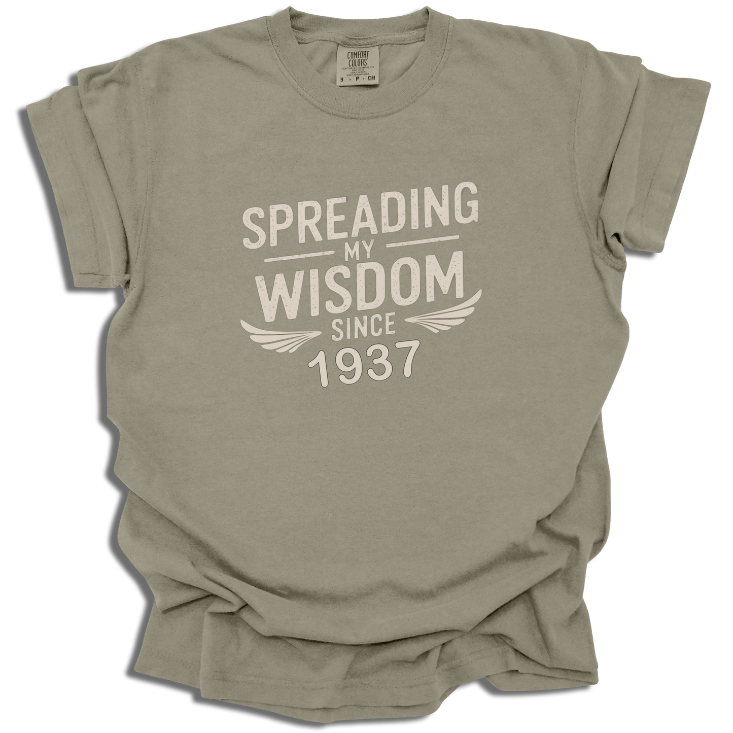 Custom Spreading My Wisdom T-Shirt | Personalized Birth Year Tee | Birthday Gift - c185a25
