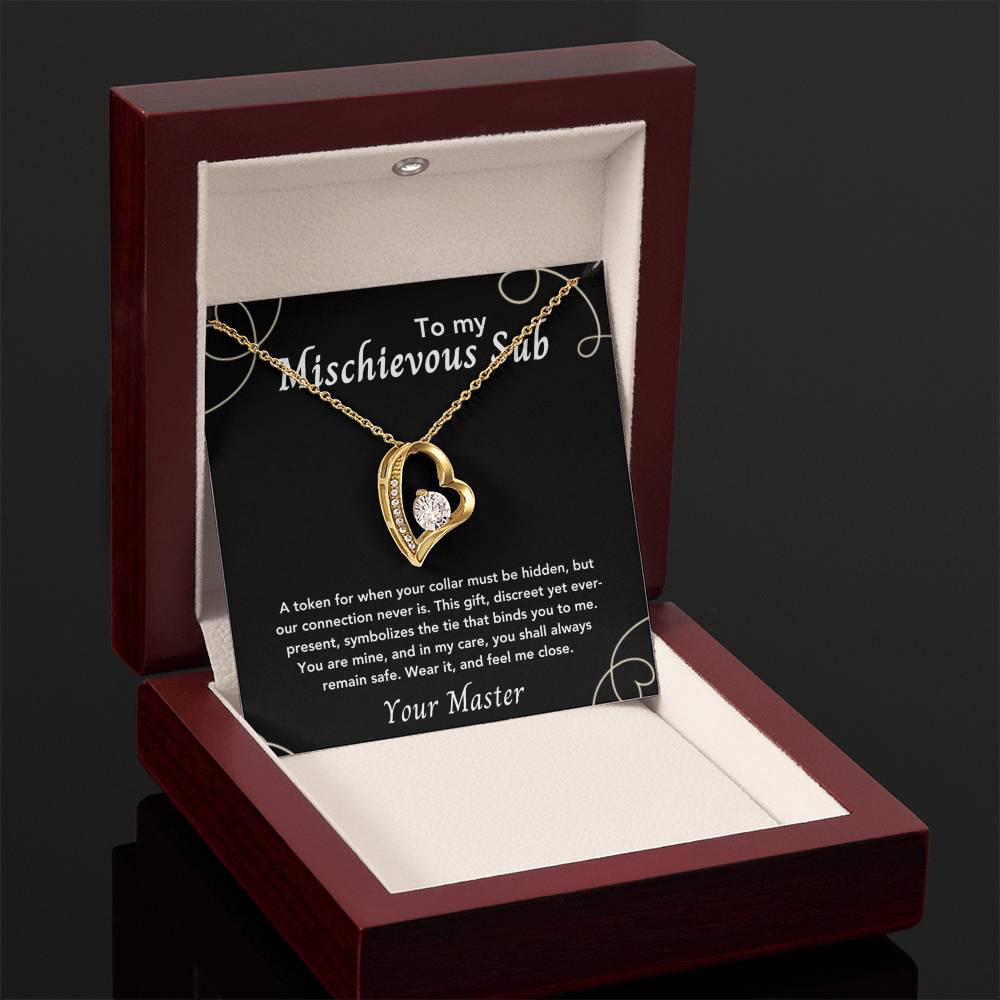 To My Mischievous Sub Necklace Gift From Master - c477a25