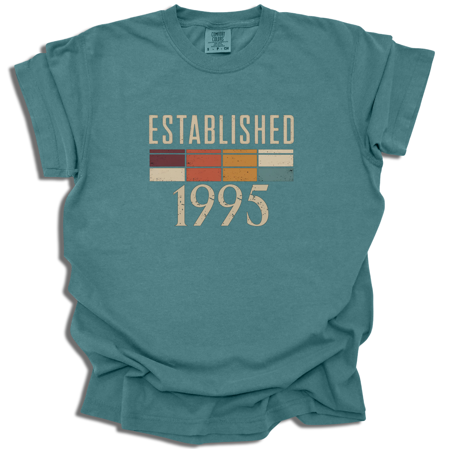Customizable Birth Year T-Shirt | Established Retro Graphic Tee | Birthday Gift - c200a25