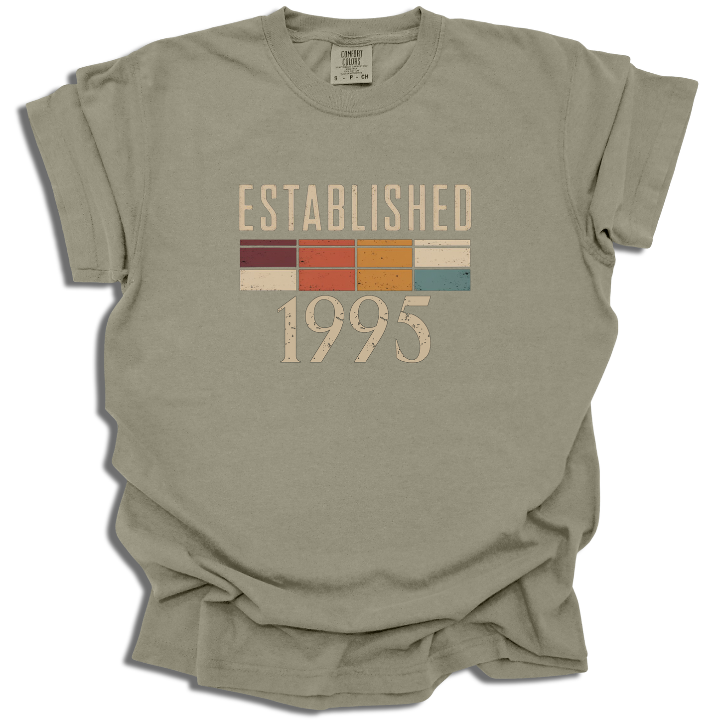 Customizable Birth Year T-Shirt | Established Retro Graphic Tee | Birthday Gift - c200a25