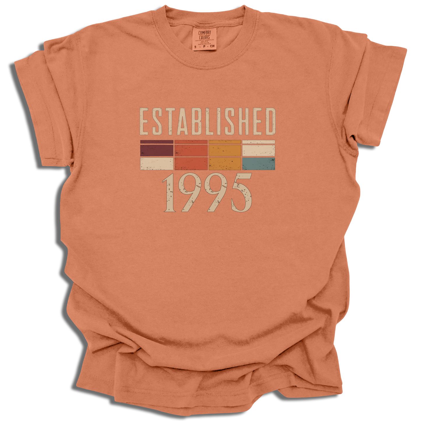Customizable Birth Year T-Shirt | Established Retro Graphic Tee | Birthday Gift - c200a25