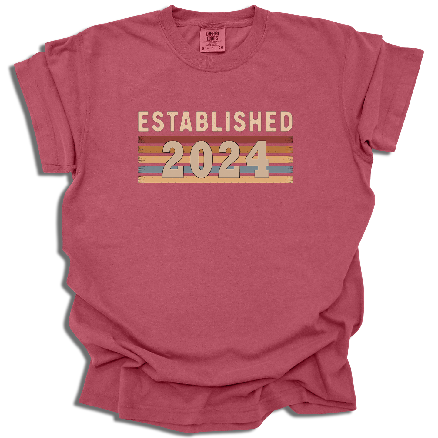 Customizable Year T-Shirt | Established Retro Graphic Tee | Birthday Gift - c201a25