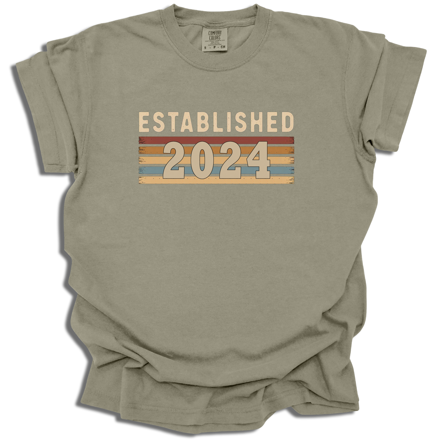 Customizable Year T-Shirt | Established Retro Graphic Tee | Birthday Gift - c201a25