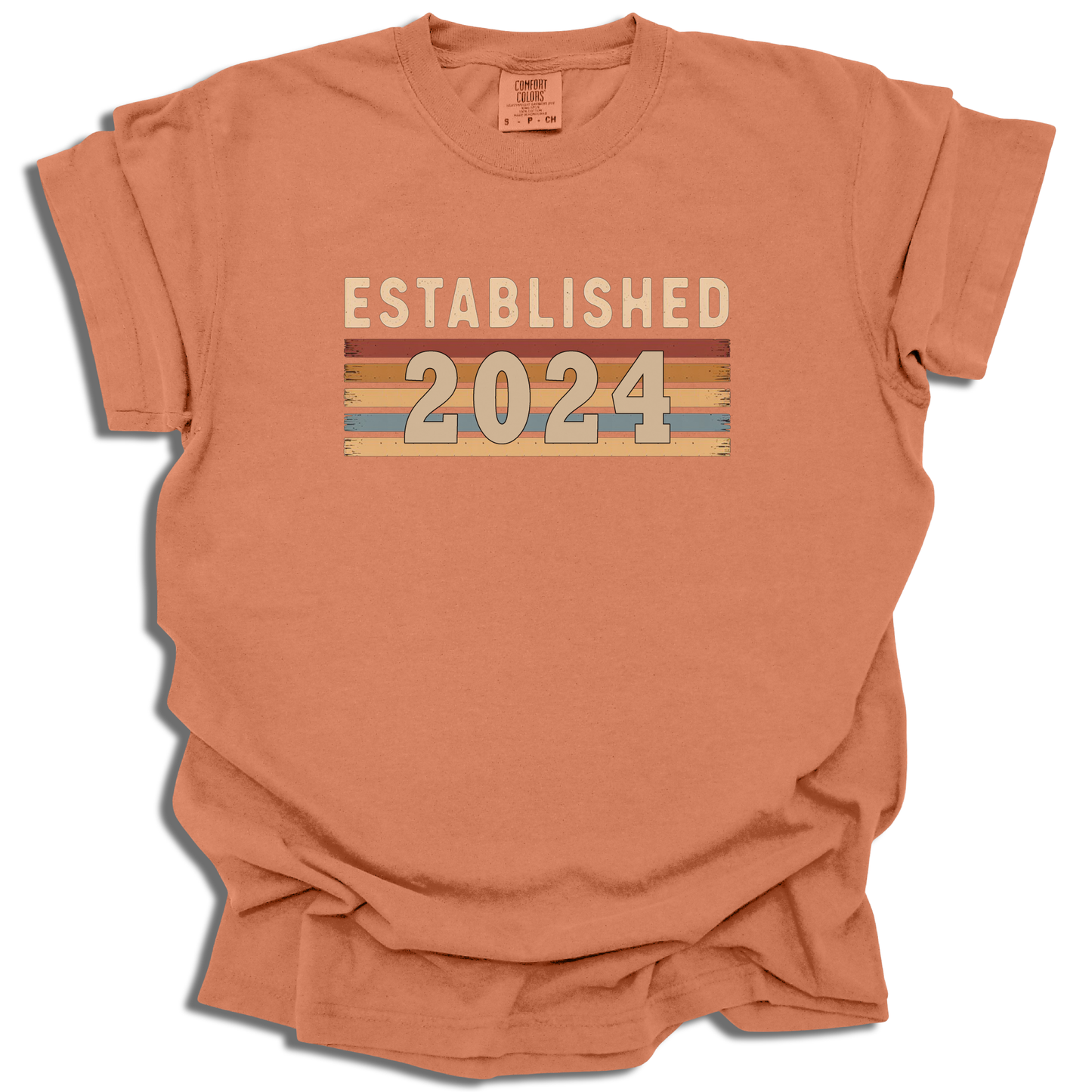 Customizable Year T-Shirt | Established Retro Graphic Tee | Birthday Gift - c201a25