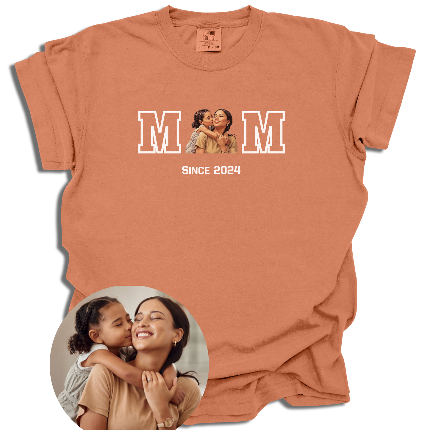 Custom Photo Mom Since T-Shirt | Personalized Year | Mother's Day Gift | Comfort Colors® - c216a25