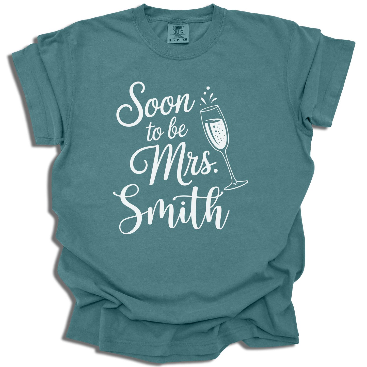 Soon to be Mrs. Custom Last Name T-Shirt | Bridal Party Tee | Bachelorette Gift - c267a25