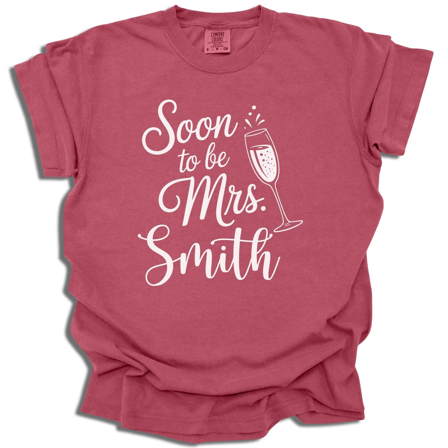 Soon to be Mrs. Custom Last Name T-Shirt | Bridal Party Tee | Bachelorette Gift - c267a25