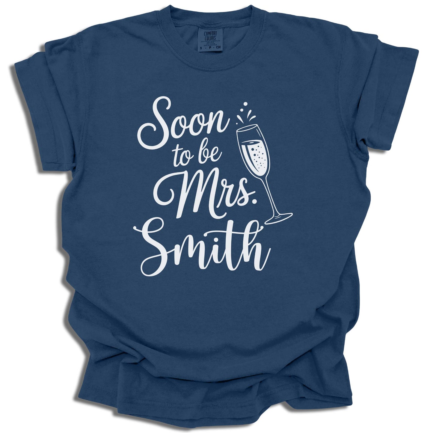 Soon to be Mrs. Custom Last Name T-Shirt | Bridal Party Tee | Bachelorette Gift - c267a25