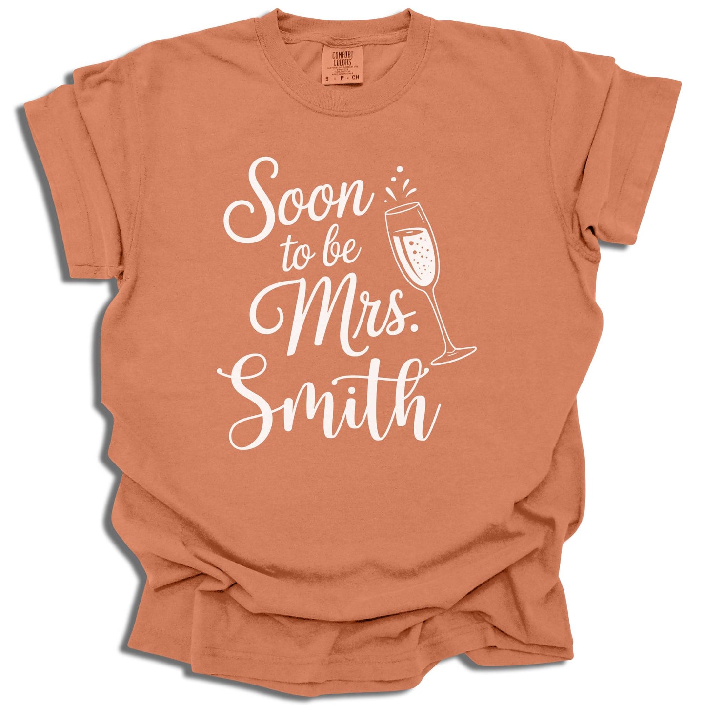 Soon to be Mrs. Custom Last Name T-Shirt | Bridal Party Tee | Bachelorette Gift - c267a25