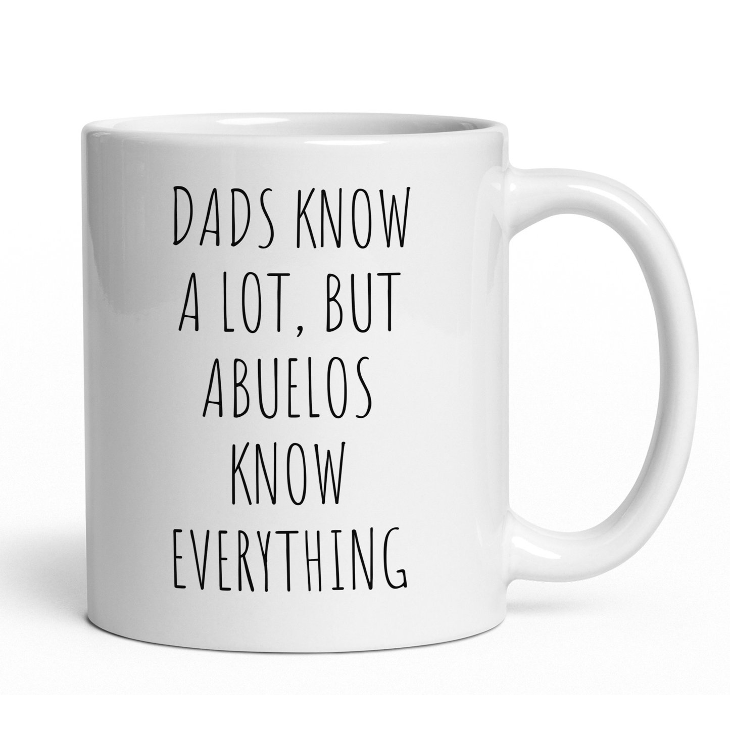 Dads Know a Lot, But Abuelos Know Everything Coffee Mug - c268a25