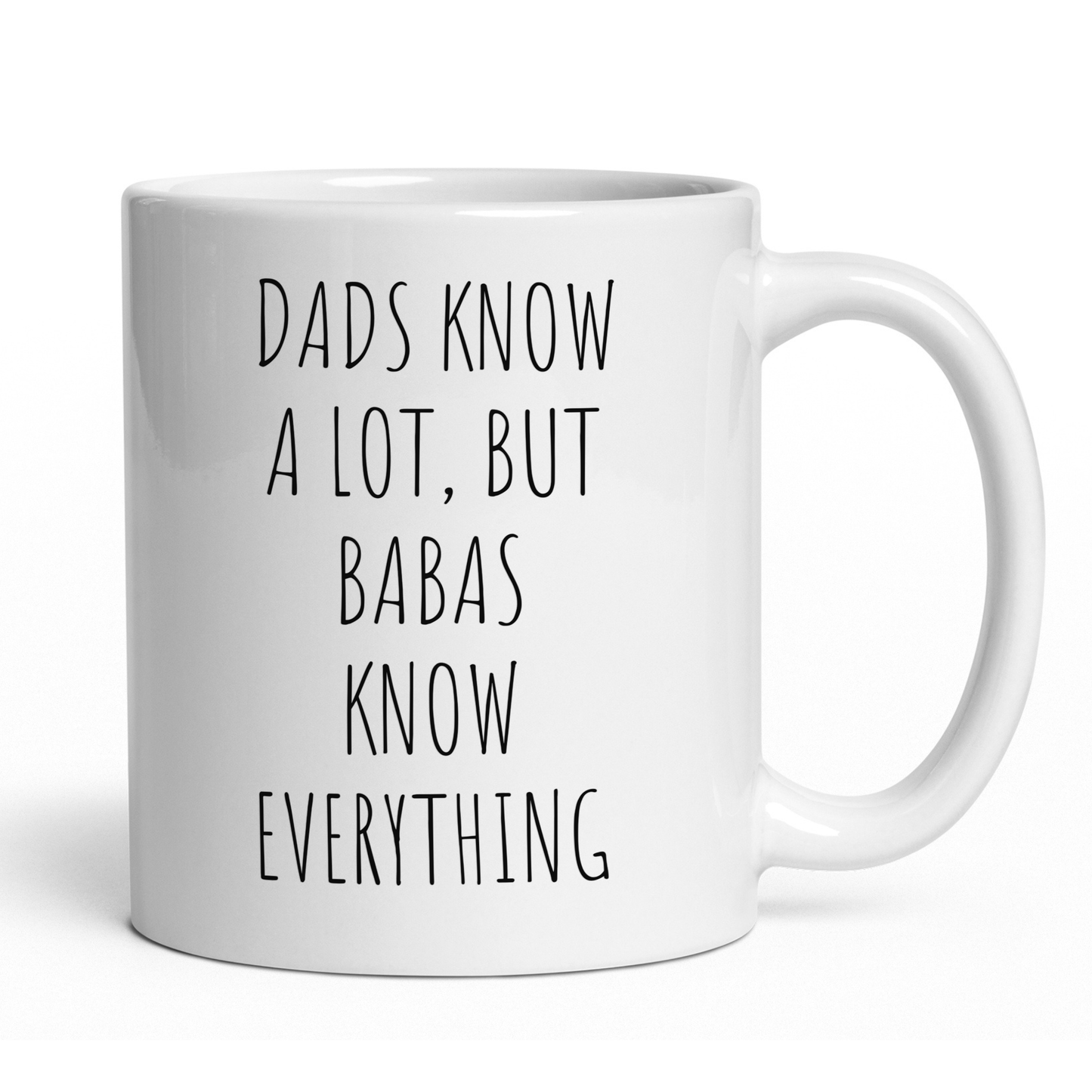 Dads Know a Lot, But Babas Know Everything Coffee Mug - c270a25