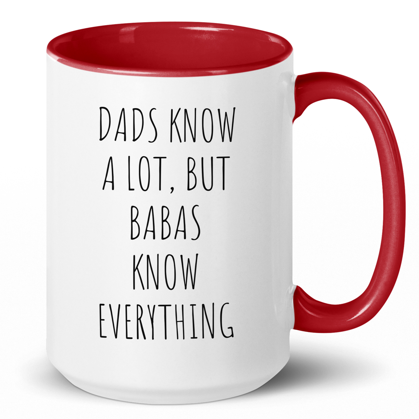 Dads Know a Lot, But Babas Know Everything Coffee Mug - c270a25