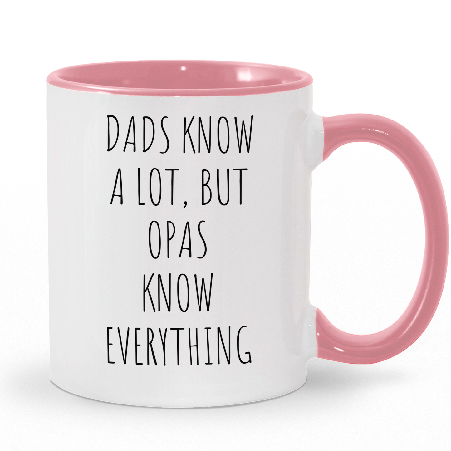 Dads Know a Lot, But Opas Know Everything Coffee Mug - c279a25